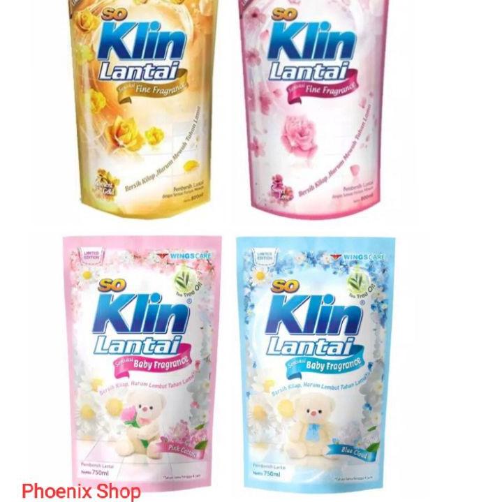 ♥SO KLIN / SOKLIN LANTAI SENSASI BABY & FINE FRAGRANCE LIMITED EDITION REFFIL 800mlSO KLIN / SOKLIN 