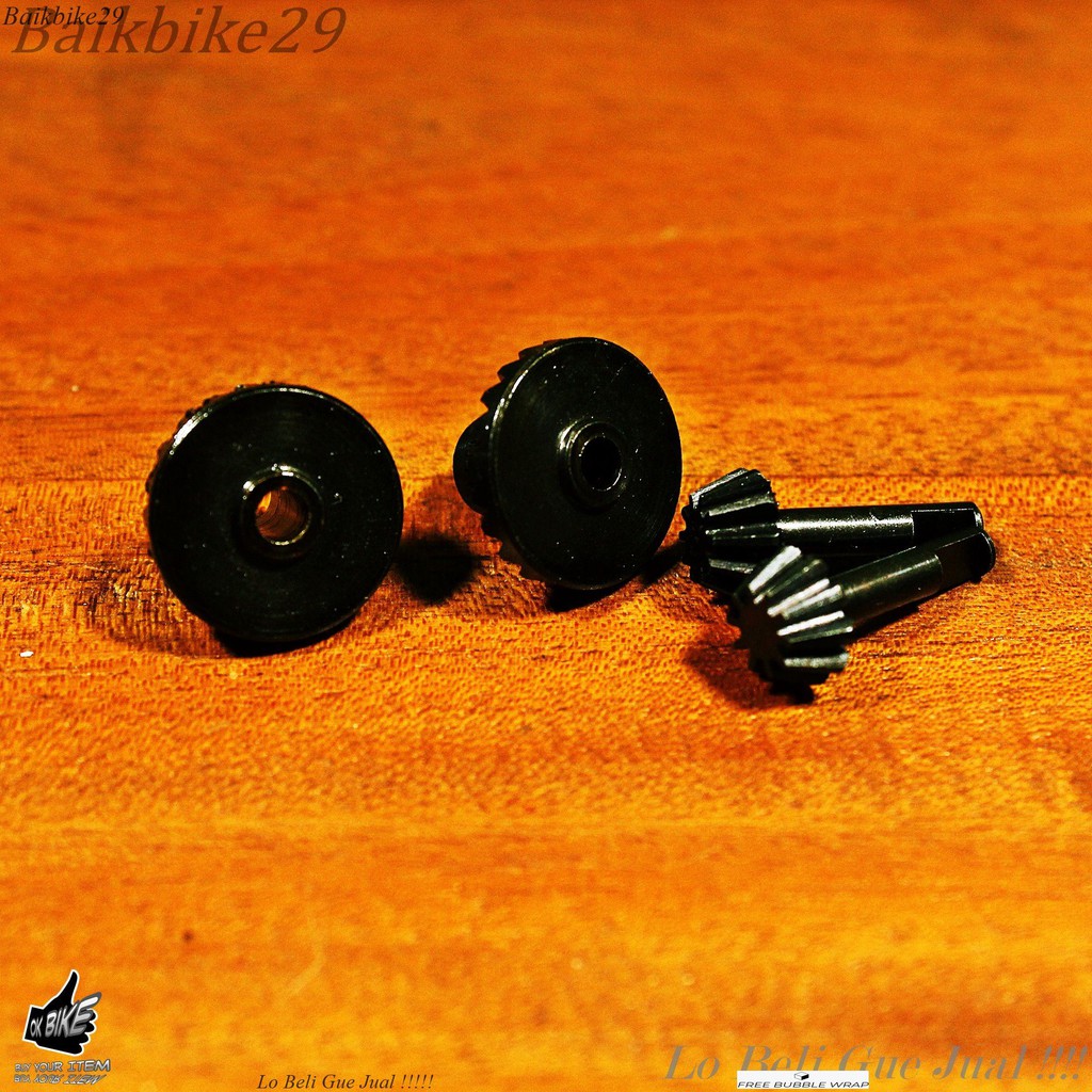 RC Gear Gir Gardan baja RC MN WPL D12 Bevel offroad Kuat Gear Mobil RC