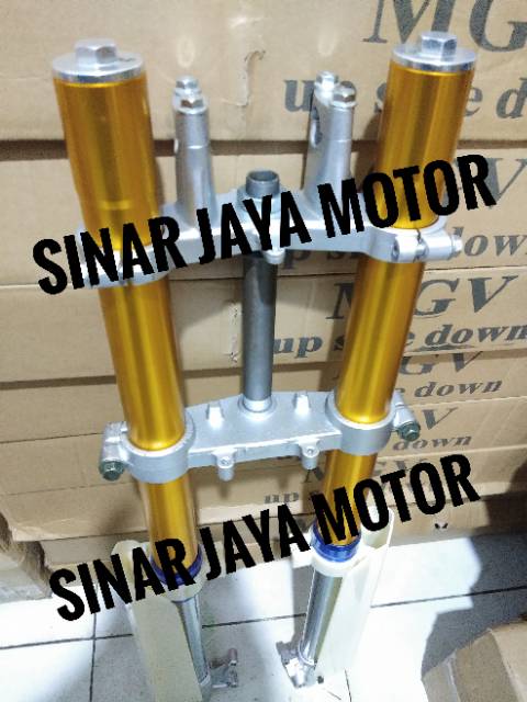 Shock depan USD Up Side Down KLX 150 DTracker 150  Produk Usd klx wz klx wz shock klx wz cross trail