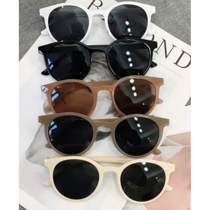 Azgalery KM08 Kacamata Fashion Wanita Korean Fashion Retro Sunglasses Eyewear Impor Berkualitas