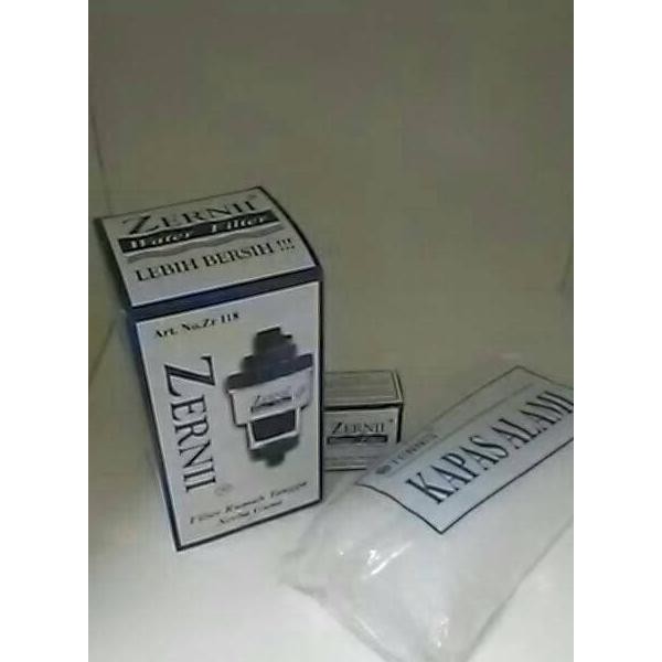 1 Paket Filter Air Zernii, Plus 1 Refill Karbon Dan 1 Refill Kapas Kode 38