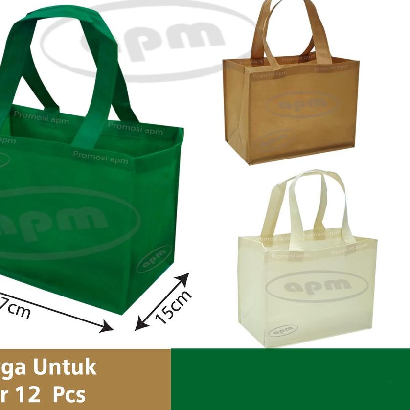 

☄ Tas Spunbond Jahit Kue Brownies Ukuran 27x15x25cm ➺