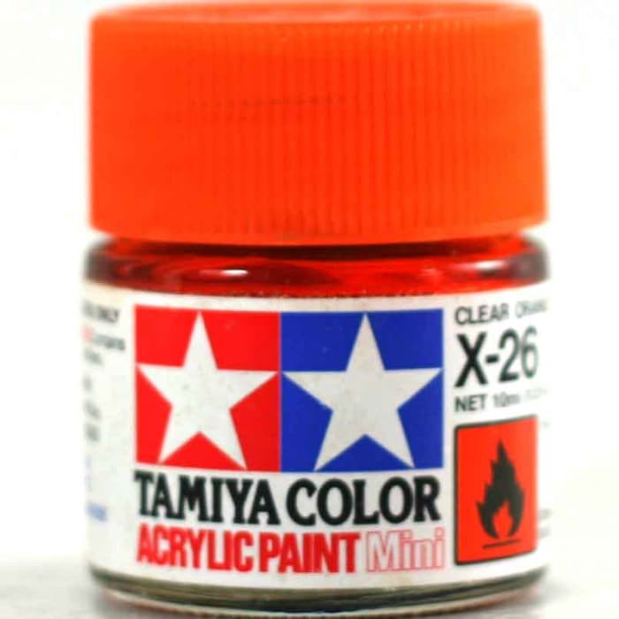 Isopropyl Alcohol - Diton Clear Doff - Paket Starter Tamiya Acrylic X-26 Clear Orange ( Cat Gundam