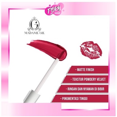 POKY - Madame Gie Always On Lip Cream - MakeUp Lip Cream Lipstik