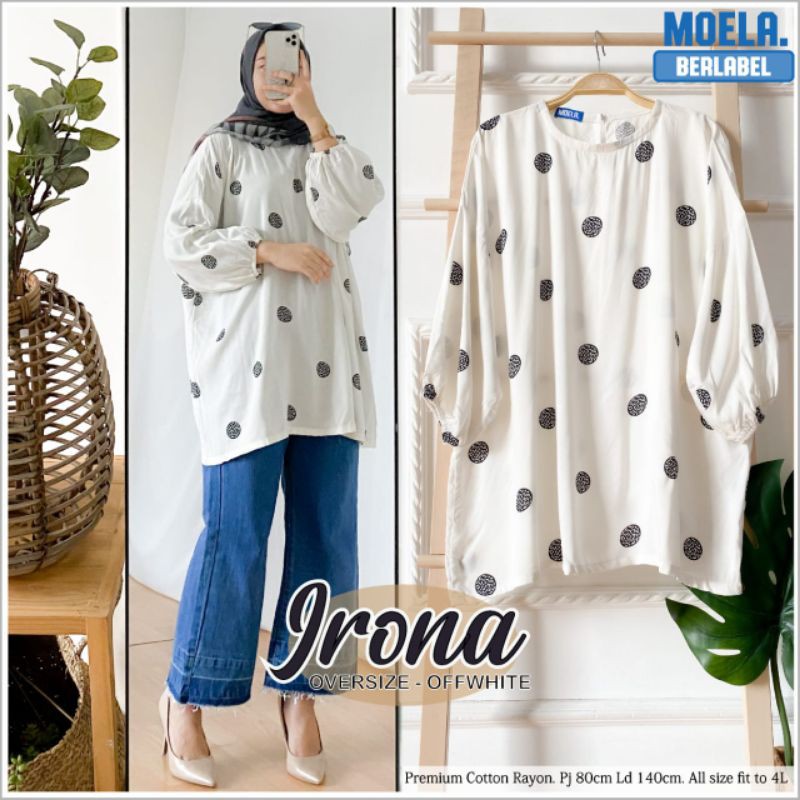 Blouse Oversize / Kemeja Oversize / Oversize Shirt / Irona Oversize