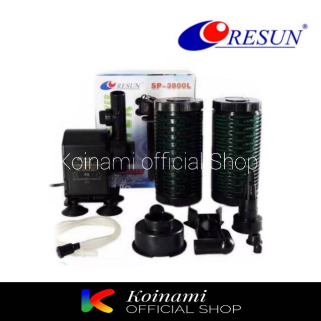 RESUN SP 3800 L / POMPA CELUP KOLAM IKAN / AQUARIUM AQUA SCAPE / SIRKULASI / PUMP