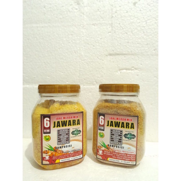 

Jahe Merah Jawara Mix 6 in 1 serbuk.300 gr