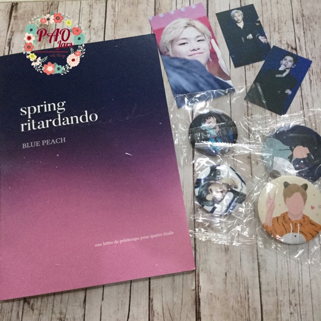 majalah kpop spring ritardando blue peach