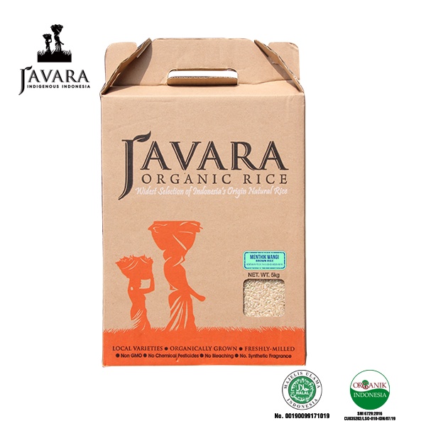 

Javara Menthik Wangi Unpolished - Brown Rice Pecah Kulit 5kg