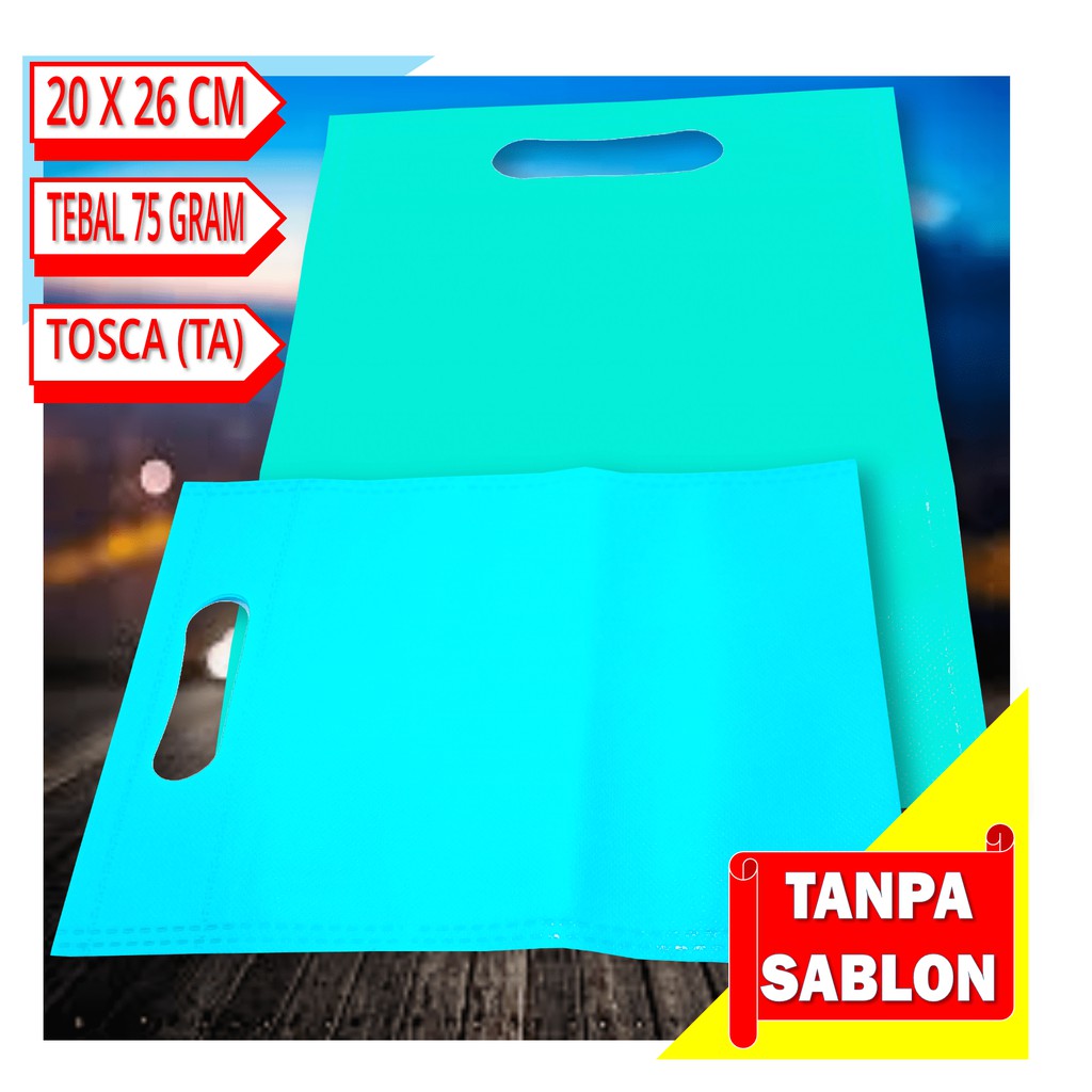 

Tas Spunbond Model Plong 20 x 26 cm warna Tosca (TA)