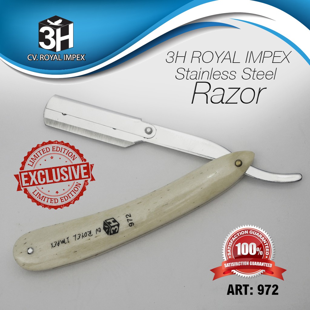 RAZOR tulang sapi Handles Razor impor