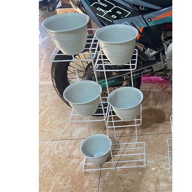 BESI 8 MM STANDING POT BESI DUDUKAN 5 RAM KOTAK / RAK POT BESI / STANDING DUDUKAN POT