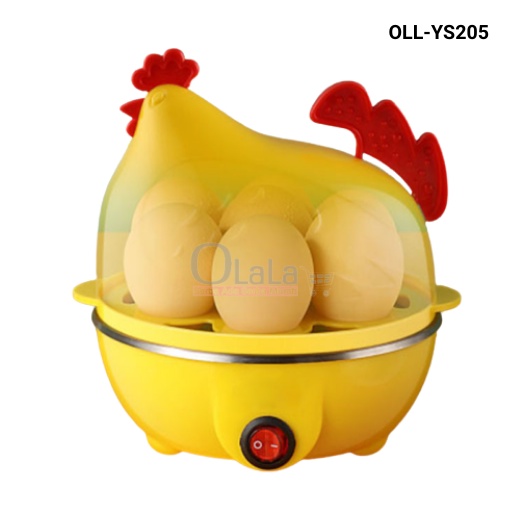 Steamer Telur Electric Egg Cooker Boiler Alat Rebus Telur Elektrik Motif Ayam OLL-YS205