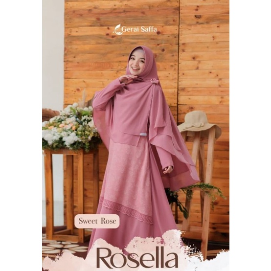 GERAI SAFFA - GAMIS SET KHIMAR "ROSELLA" LIMITED STOCK
