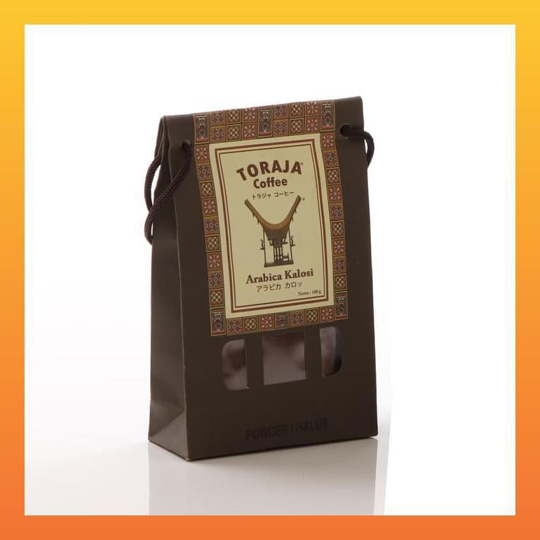 

KOPI TORAJA ARABICA KALOSI PAPERBAG 100 GRAM (KOPI BUBUK HALUS