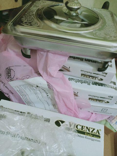 Set Prasmanan Stainless Steel Vicenza V30 Garansi Original