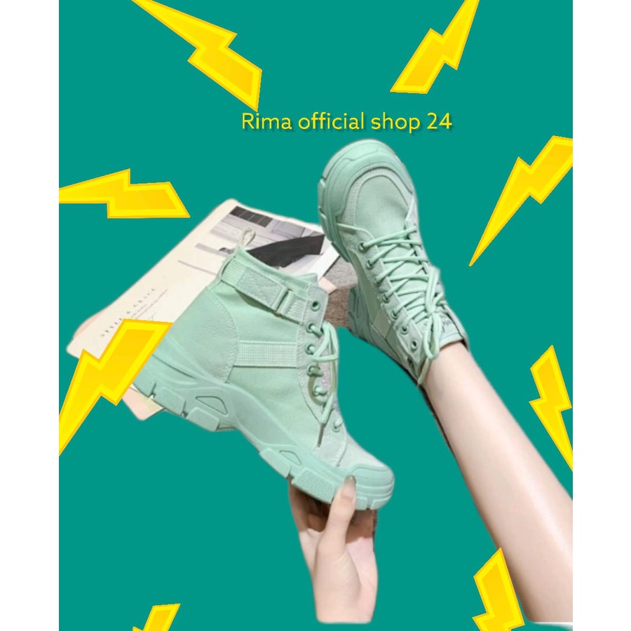 RIMA Maddi Sepatu Boots Wanita Import - Sepatu ala korea _ sepatu Boots Terbaru