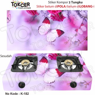  Stiker  Kompor  2 Tungku Kupu Kupu Shopee  Indonesia