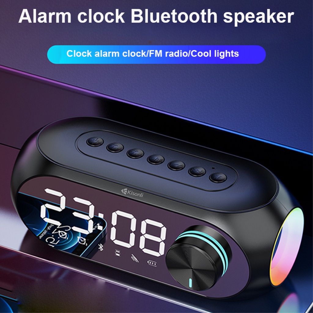 Speker Bluetooth 5.2 Portable Jam Alarm LP-2S 1200mAh - ACS