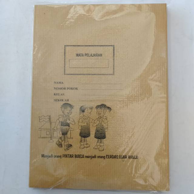 

Sampul Kertas Sampul Jadi Buku Kwarto/Sidu isi 100 Lembar