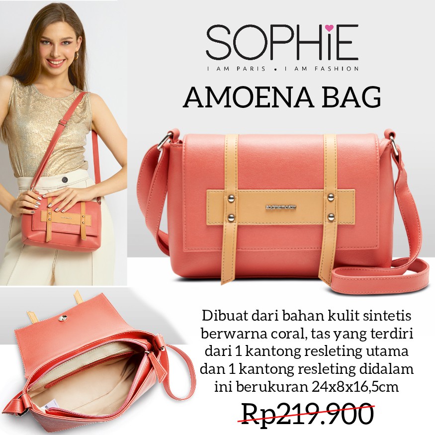 TAS AMOENA SOPHIE MARTIN PARIS PROMO TAS SOPHIE PARIS WANITA
