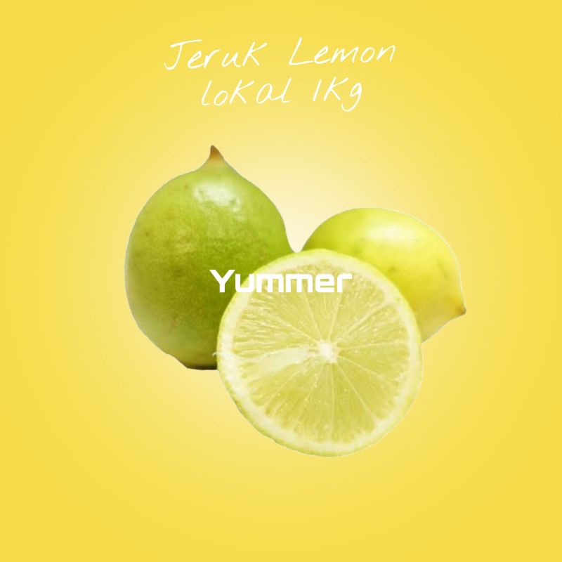 

lemon fresh/lemon California lokal/jeruk lemon segar kemasan 500 gram
