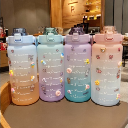 botol minuman - botol minuman viral - botol cantik - botol motiv - botol 2liter