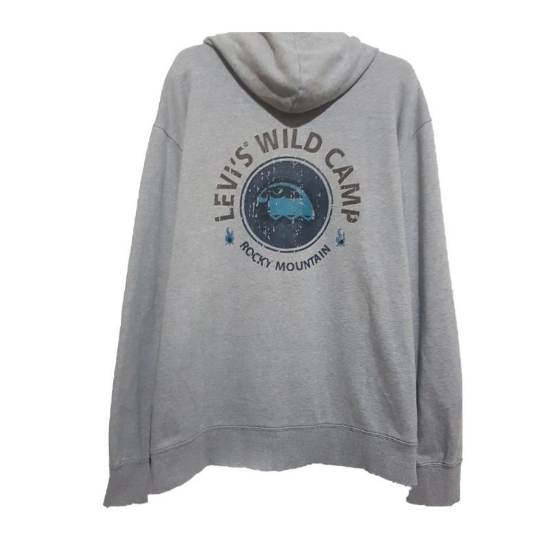 zip hoodie levis second