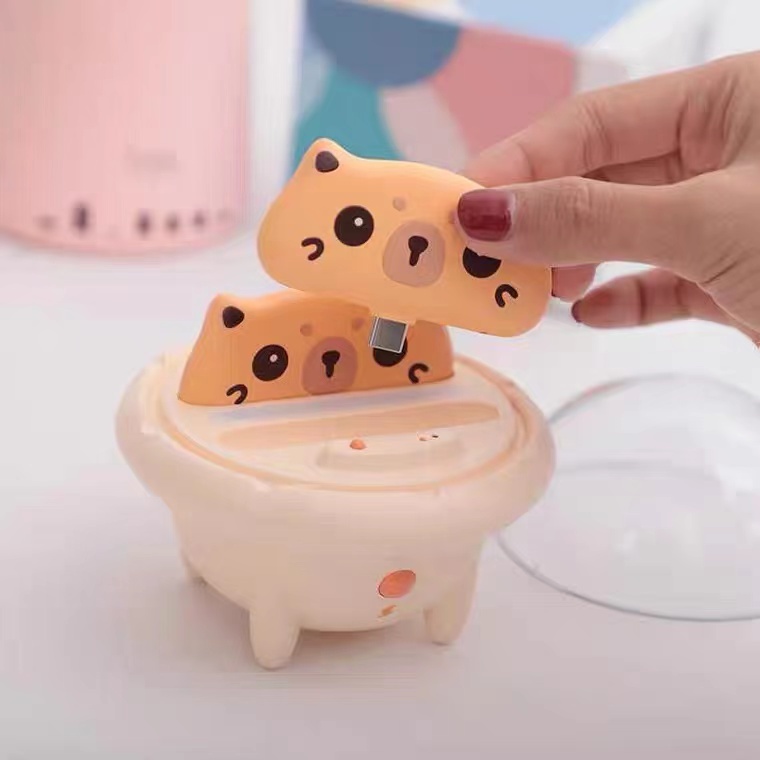 YeCT Power Bank Cute Portable Mini Small 800mAh with LED Light Birthday Gift External Battery Power