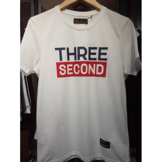 KAOS 3 SECOND PUTIH 5908