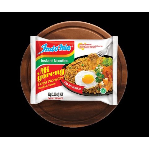 

Indomie Mie Instan / Indomie Goreng / Indomie Soto / Indomie Ayam Bawang / Indomie Kari Ayam