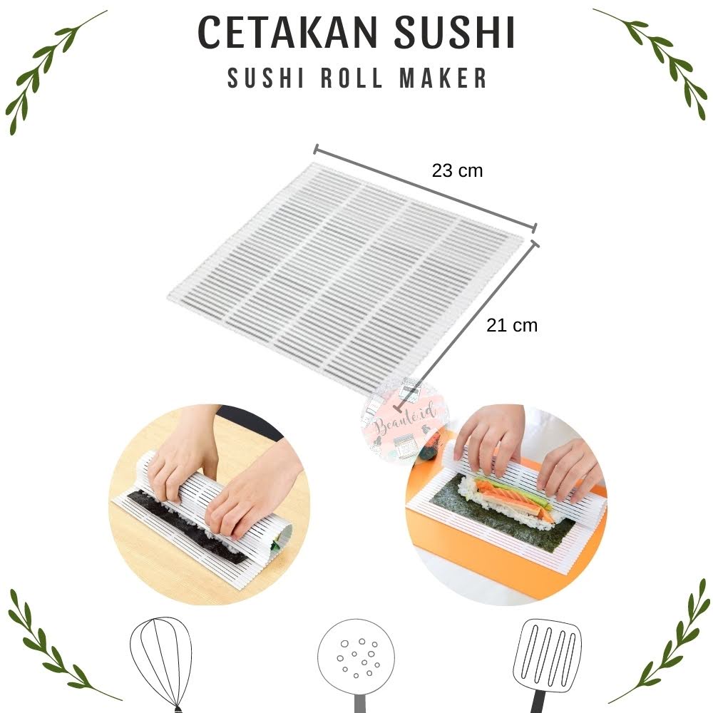 Cetakan Alat Tatakan Alas Pembuat Penggulung Sushi Roll Maker Nori Seaweed