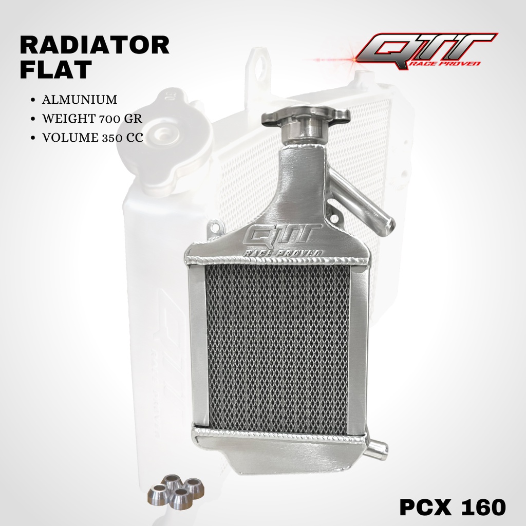 Radiator QTT VARIO 160 PCX 160 ADV 160 Flate alumunium