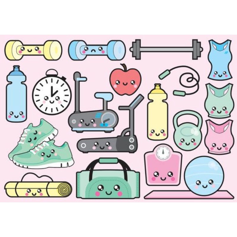 

Sticker Kawaii lucu cute