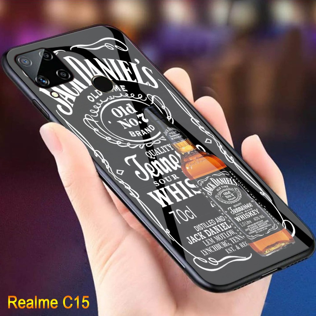 [H08] SoftCase Kaca Realme C15, CASE REALME C15 CASE KACA REALME C15 SOTFCASE GLASS C15 CASE KEREN C