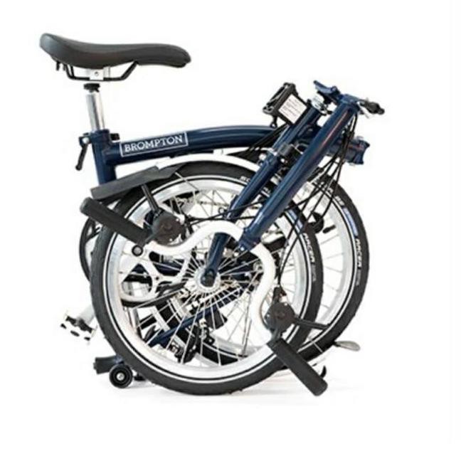 New Brompton M6L Tempest Blue Free Tas Sepeda Lipat Belayanti403