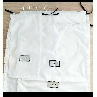 AUTHENTIC GUCCI DUSTBAG original Dust bag White