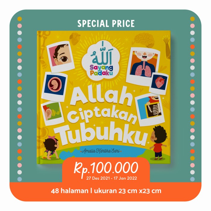 

READY STOCK PROMO BUKU ANAK: ALLAH CIPTAKAN TUBUHKU BR217
