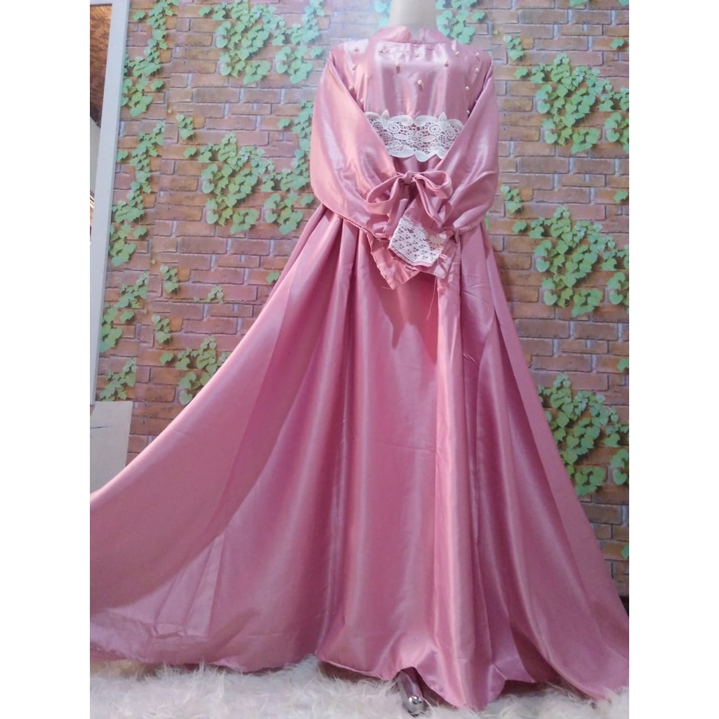 Premium dress viona maxmara polos dress premium satin velvet roberto cavali saten kilap mewah gamis