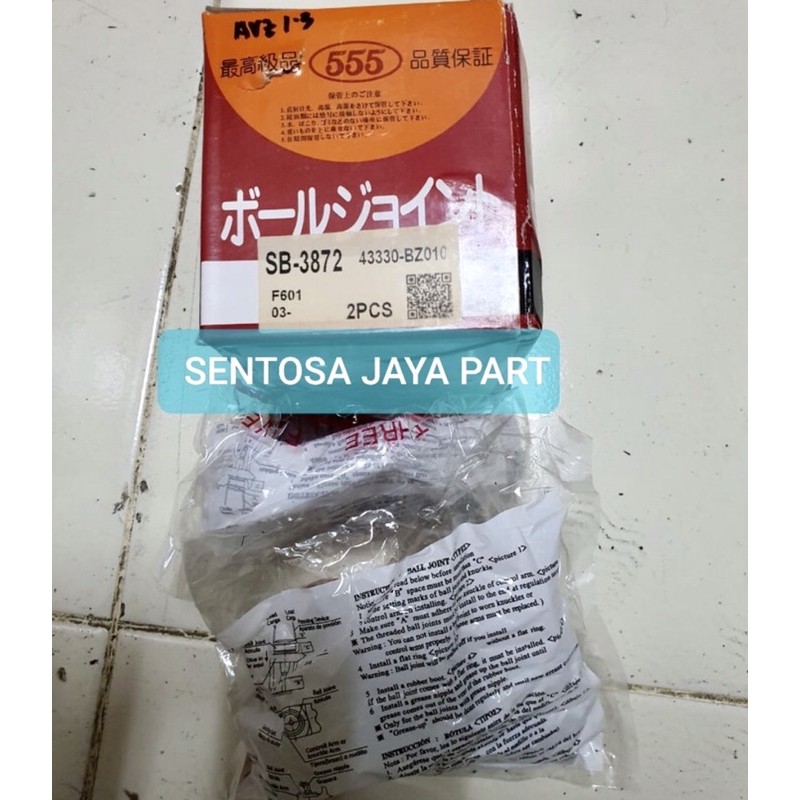 BALL JOINT ATAS AVANZA XENIA 555 JAPAN