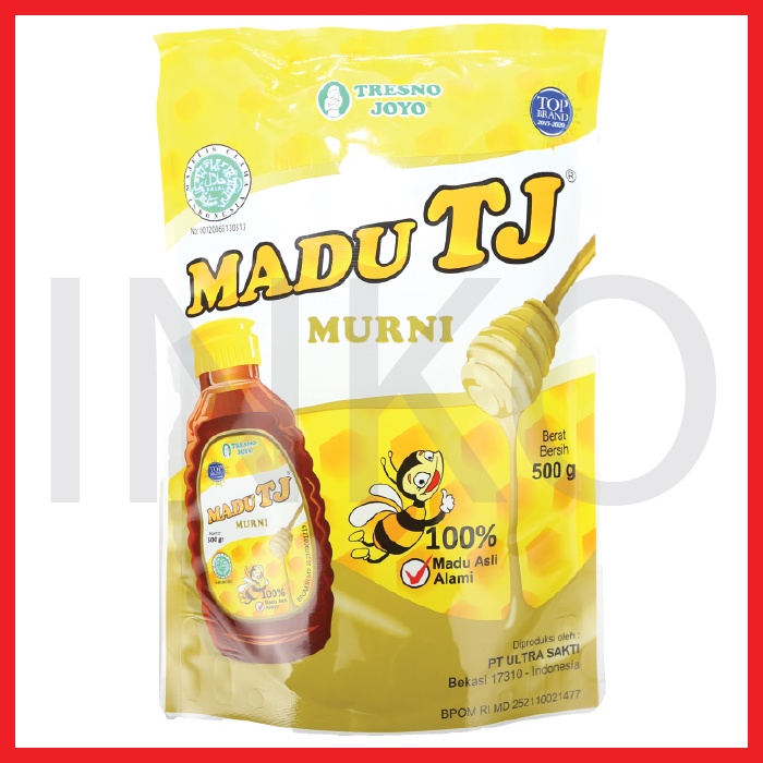 

MADU TJ MURNI 100% MADU ASLI POUCH 500GR