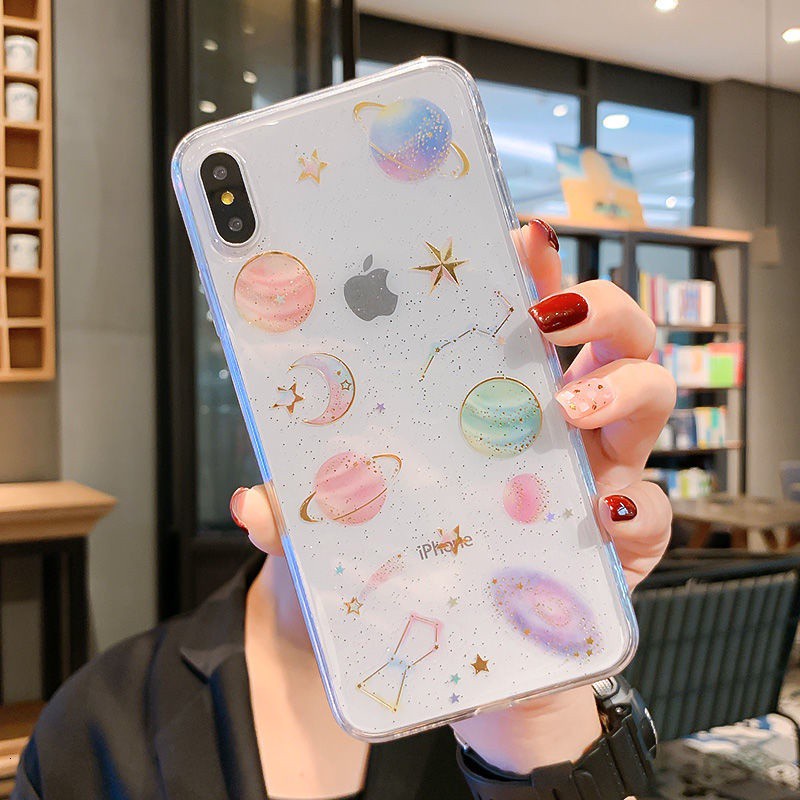 Case Bahan Silikon Motif Starry Sky Untuk Iphone 7 8plus Se X Xs Xr Xsmax 11 11pro 11promax 12promax