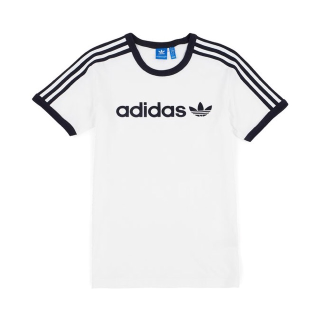 Kaos Adidas Retro Linear - White