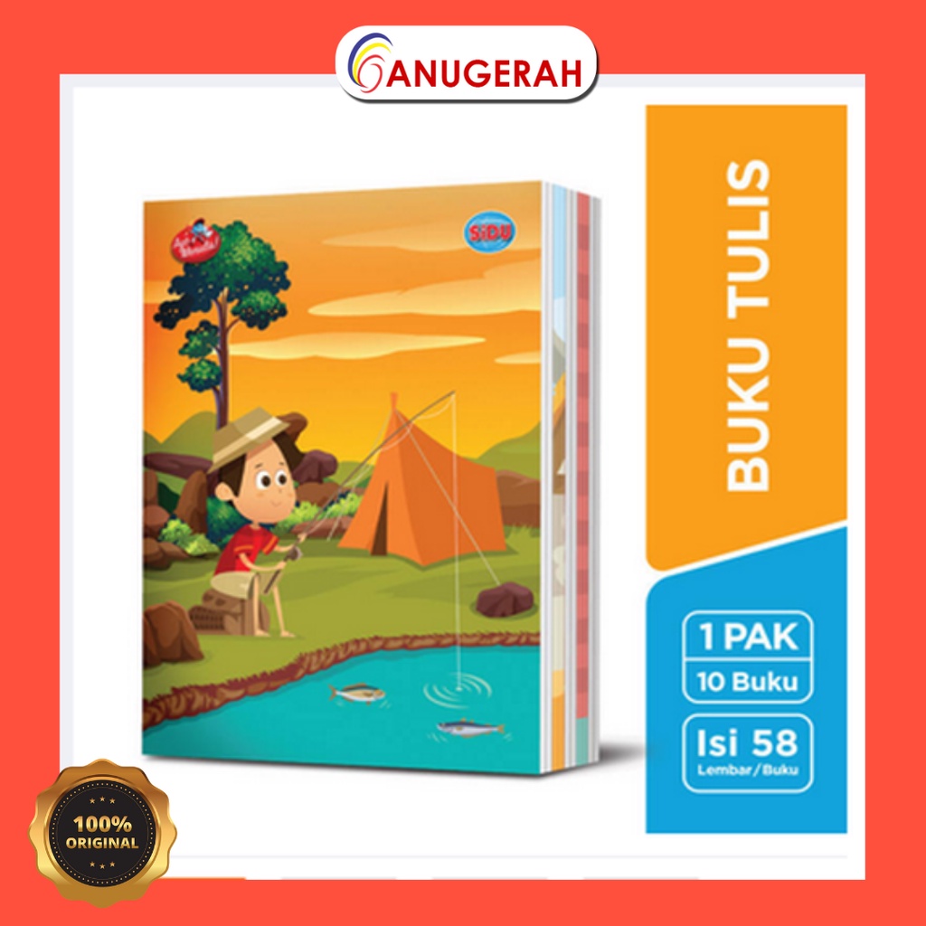 

SIDU 58 LEMBAR BUKU TULIS ( PACK/ ISI 10 PCS)