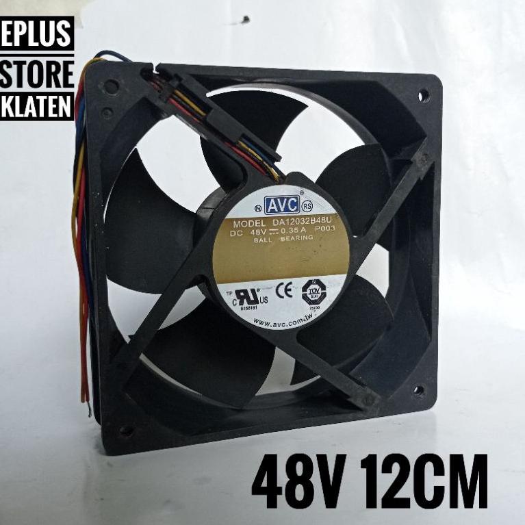 [KODE ZGFQM] kipas 12cm high speed 48v AVC 12 cm 48 volt HS fan