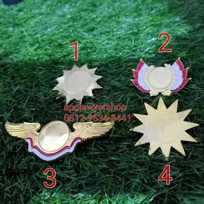 Pin Polos Polosan Tanpa Logo Pin Wing Wing Polos Peniti Kuningan