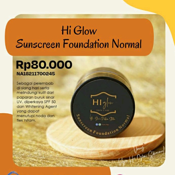 Hi Glow Sunscreen Foundation