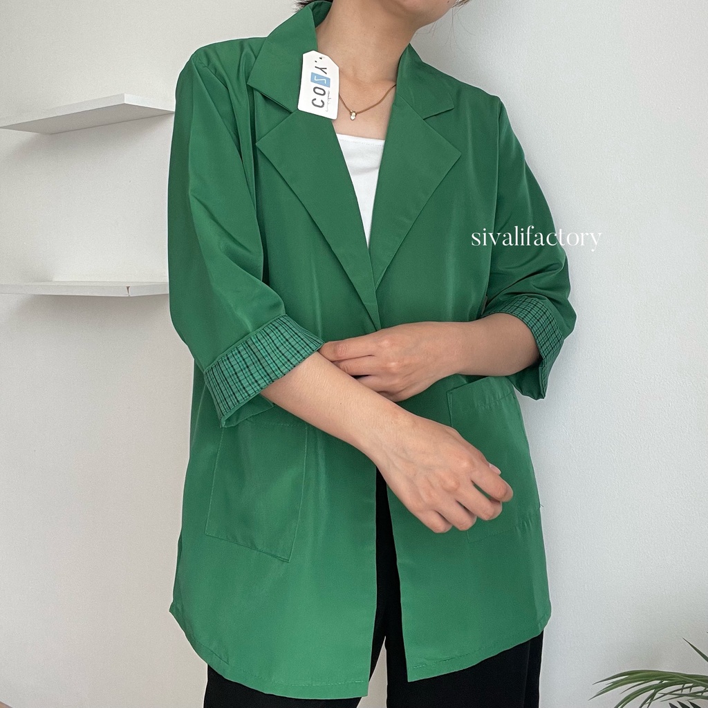 SIVALI Fergie Blazer 2147 - Korean Blazer Wanita - Outer Blazer - Blazer Kerja