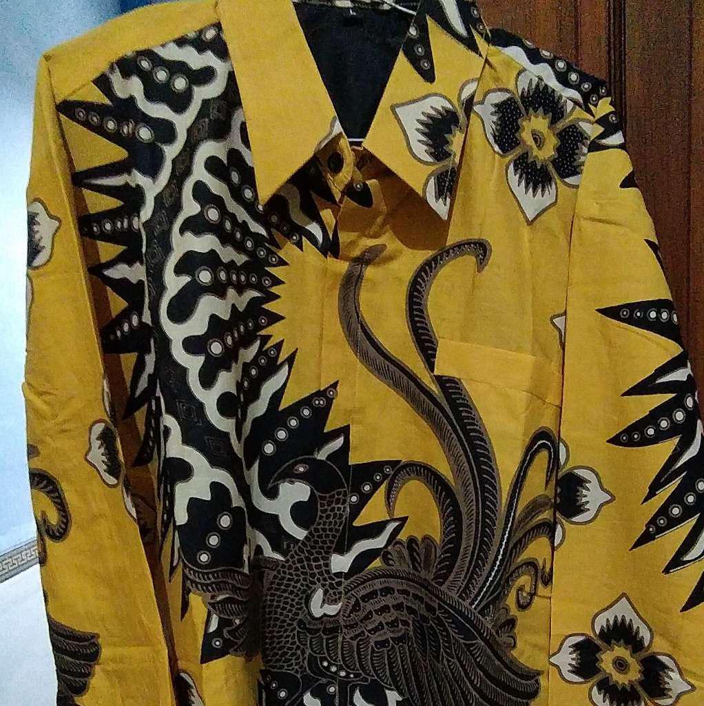 Batik Alisan Pria Lengan Panjang Premium Solo Modern Slimfit Aluna Prabuseno 070