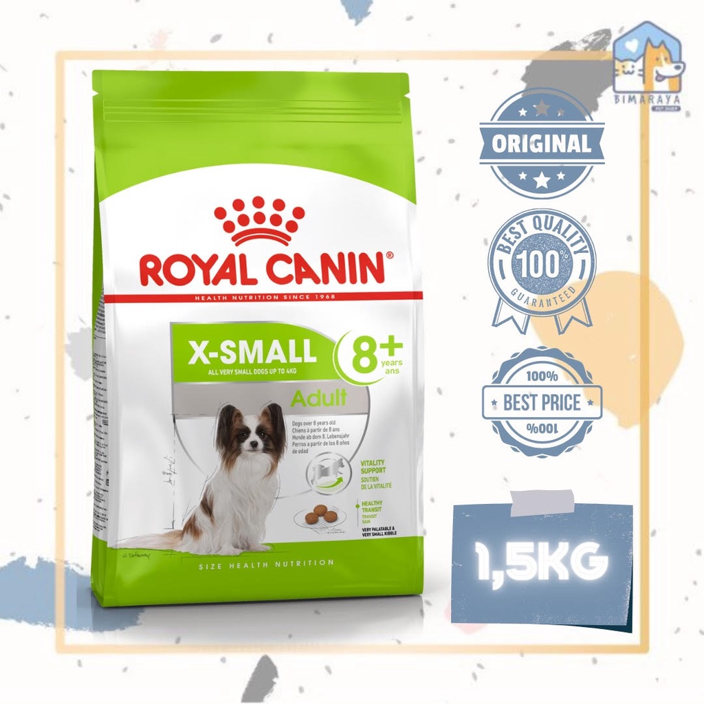 ROYAL CANIN XSMALL ADULT 8+ 1,5KG FRESHPACK